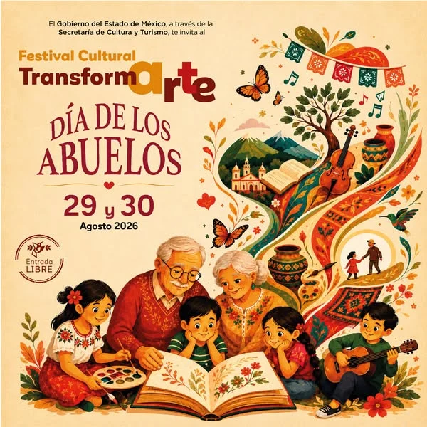 Cartel de Festival Cultural TransformARTE: Día de los Abuelos