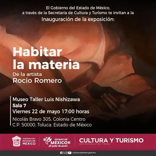 Cartel de Habitar la Materia