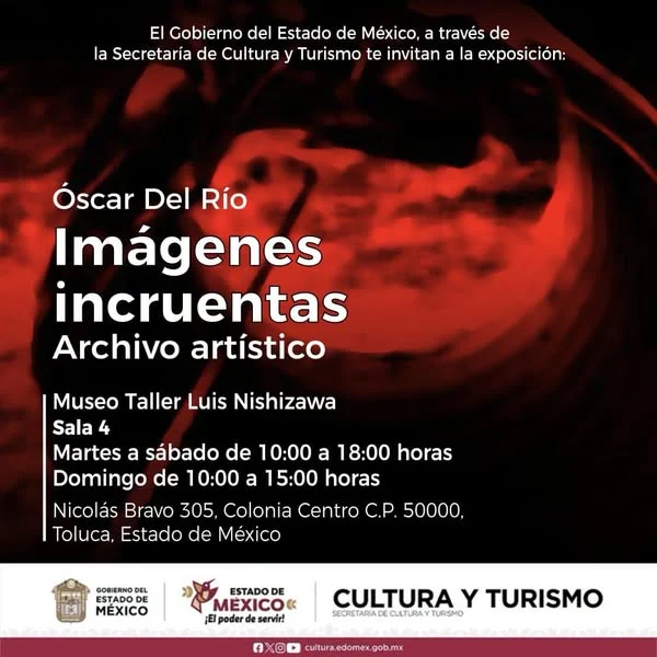 Cartel de #ImágenesIncruentas. Archivo artístico